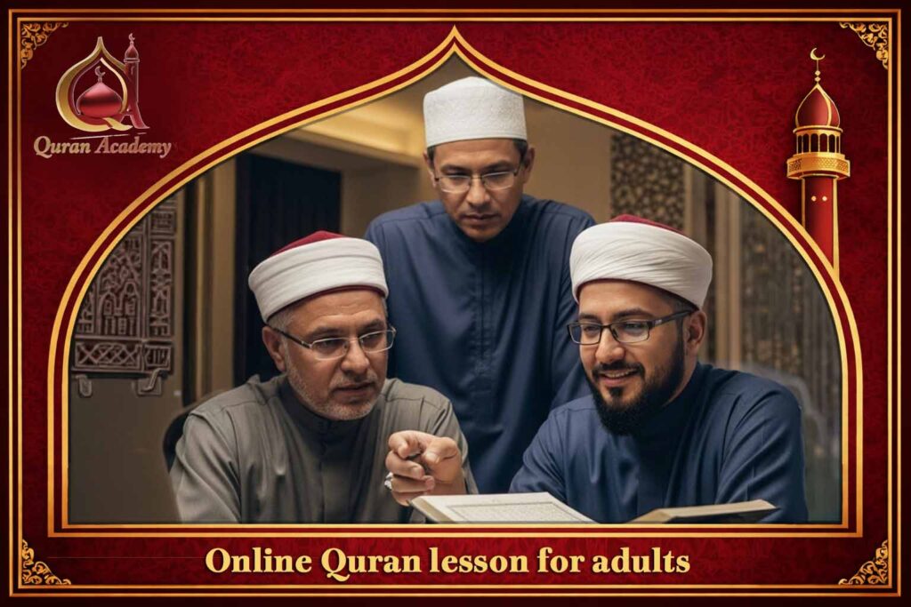 Online Quran lesson for adults